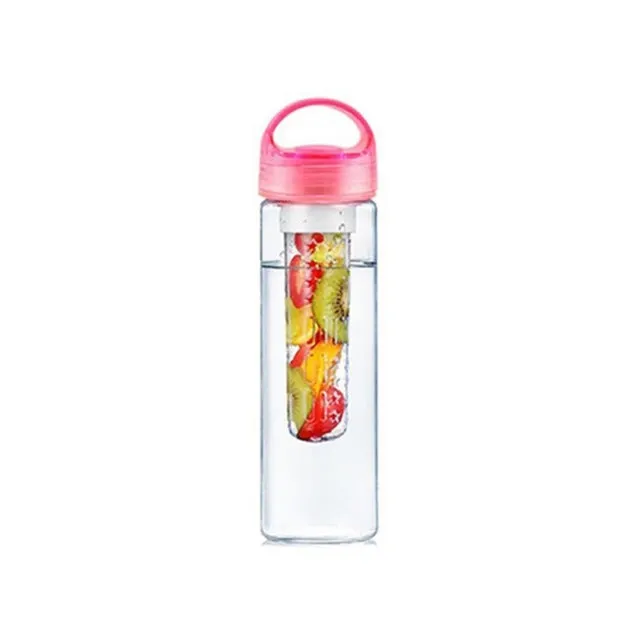 700ML Health Drinking Cup Large Capacity Fruit Infuser Water Bottle Travel Lightweight Reusable Portable Outdoor Sports Gym Yoga