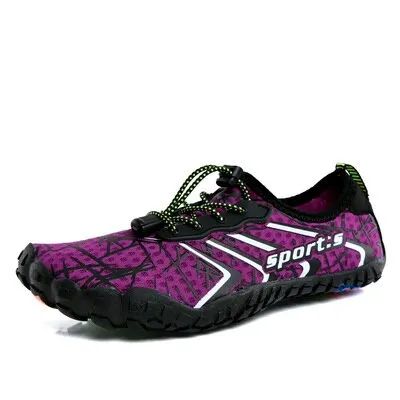 Aqua Shoes for Men Summer 2019 Swimming Beach On-surf Breathable Yoga Sport Gym Sneaker Rubber Wading Shoes Male Water Shoes