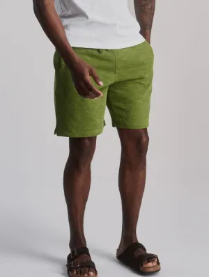 Calum Men's Organic Cotton Shorts | Green Melange