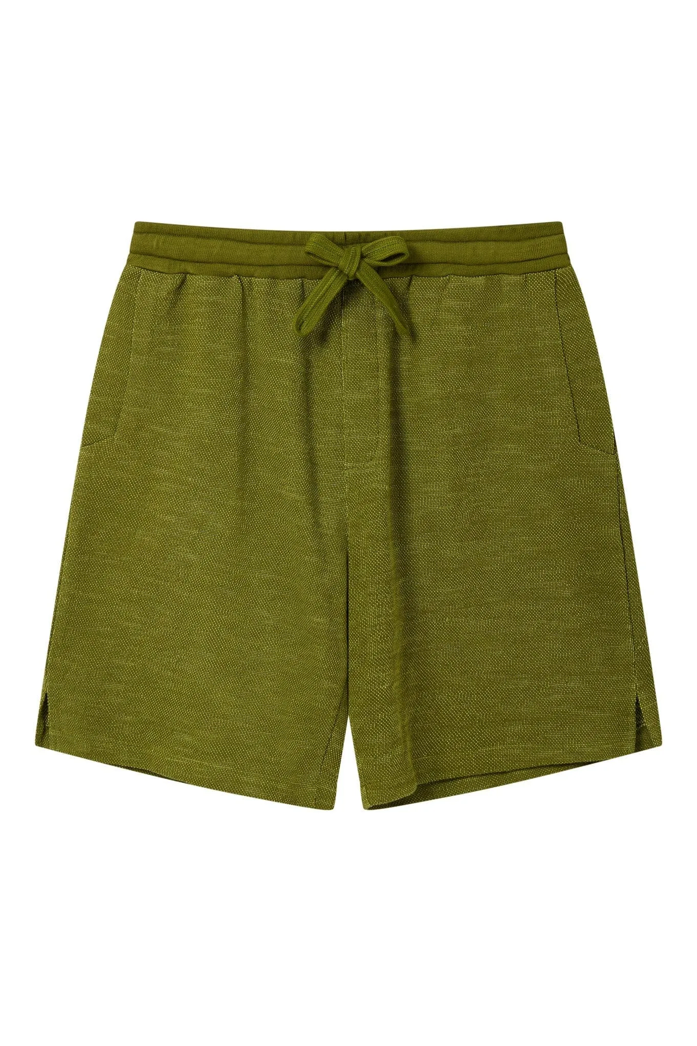 Calum Men's Organic Cotton Shorts | Green Melange
