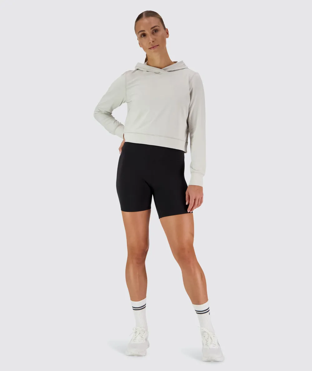 ComfyKnit Crop Hoodie