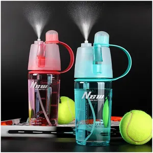 Creative Water Bottle Sport Spray Bottle Moisturizing Cycling Sports Gym Drinking Bottles 600ML/400ML
