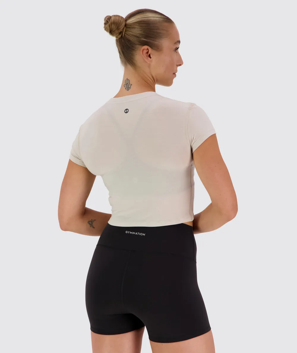Cropped Short Sleeve