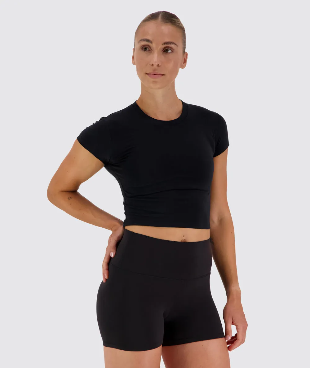 Cropped Short Sleeve