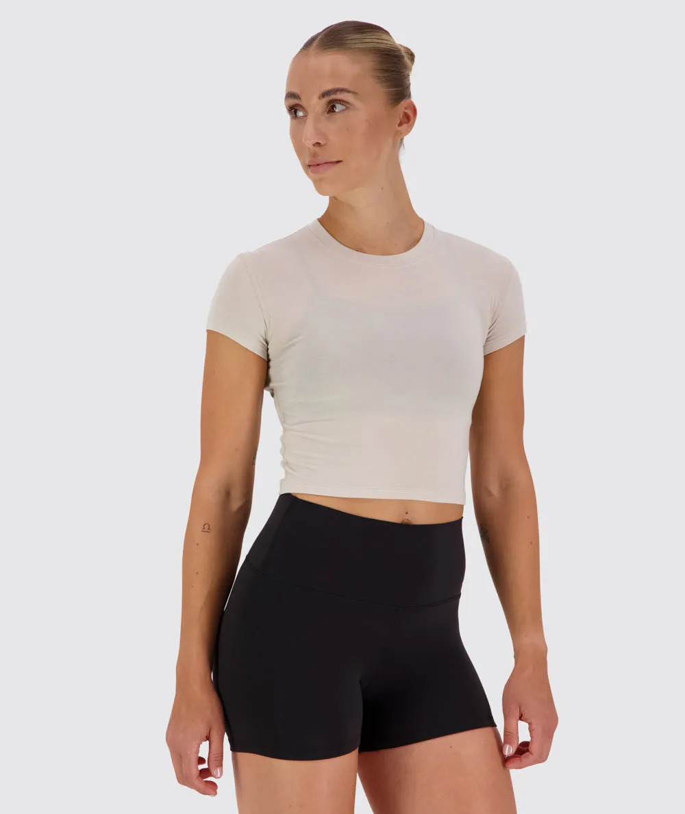 Cropped Short Sleeve
