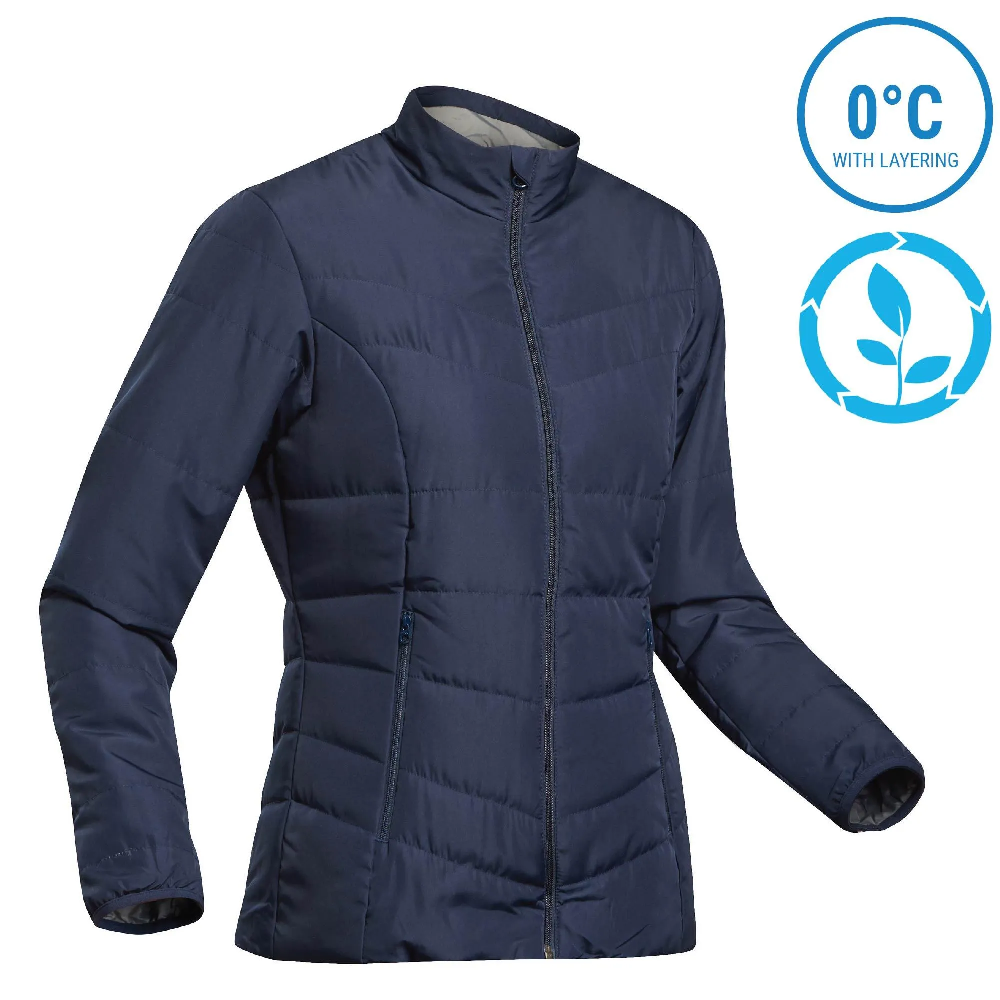 Forclaz Women's Synthetic Mountain Backpacking Padded Jacket - MT 50 32??F