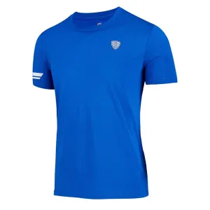 Men Training Anti-sweat T-shirt Round Neck Short Sleeve Quick Dry Tee Tops Tights Apparel Gym Fitness Running Sportswear