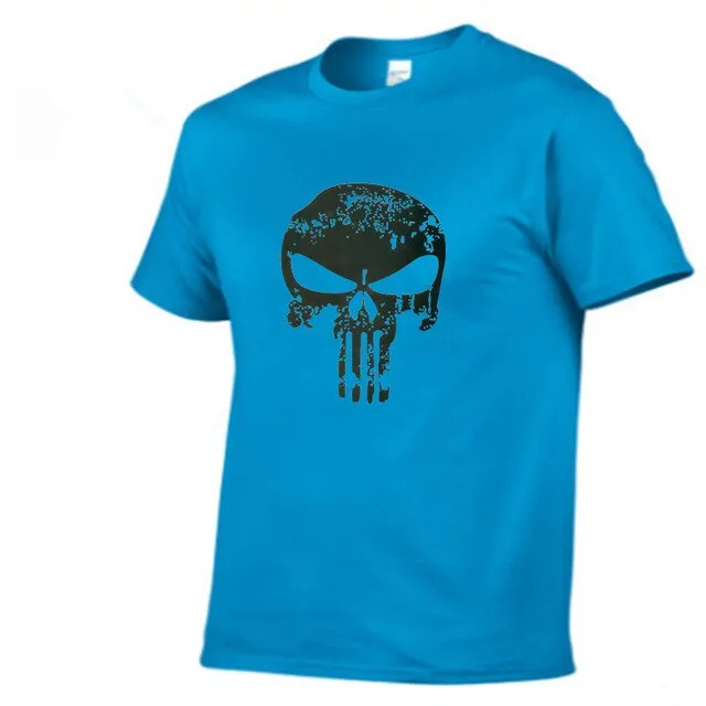 Mens Run Jogging Sports Cotton T-shirt Gym Fitness Bodybuilding Short sleeve Slim t shirt Male Workout Training Tee Tops Apparel