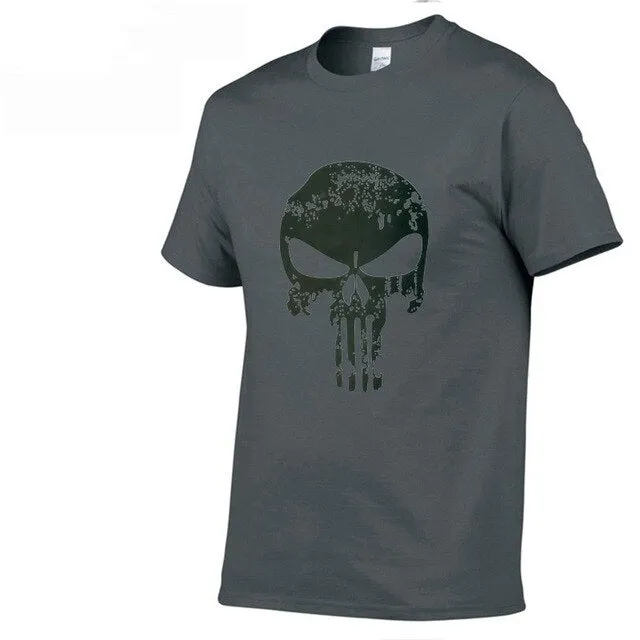 Mens Run Jogging Sports Cotton T-shirt Gym Fitness Bodybuilding Short sleeve Slim t shirt Male Workout Training Tee Tops Apparel