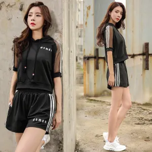 New Woman's Costume Blouse Shorts Bra Sports Apparel for Woman Gym Yoga Clothing Frmale Sport Cloth for Fitness Yoga Sets