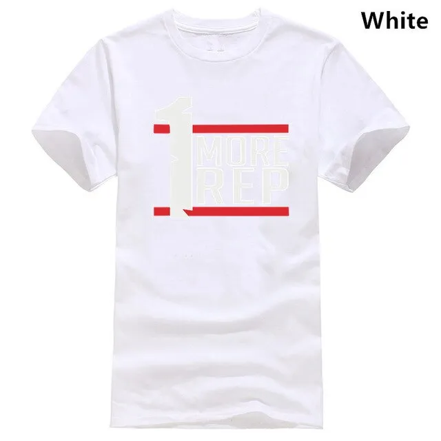 One more rep t-shirt, Mens Workout Clothing, Unisex Shirt, Gym tee Fitness apparel, Graphic tee, Bodybuilding, Motivational