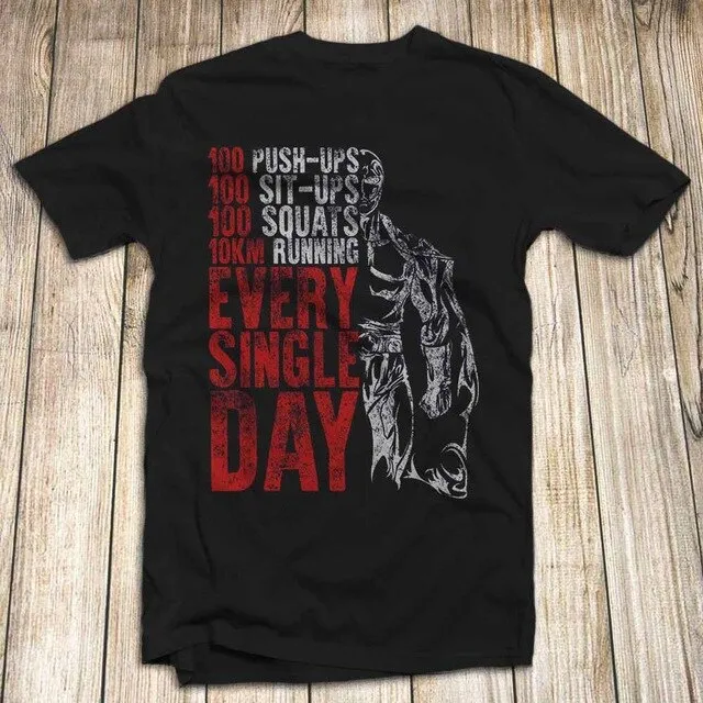 One Punch Man T-Shirt Anime Manga Saitama Men's Workout GYM Apparel 2018 Fashion Brand Men's Tops StreetWear T-shirt Solid Color