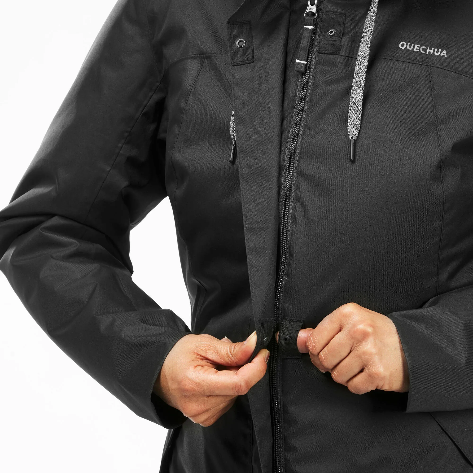 Quechua Women's hiking waterproof winter jacket - SH500 14??F