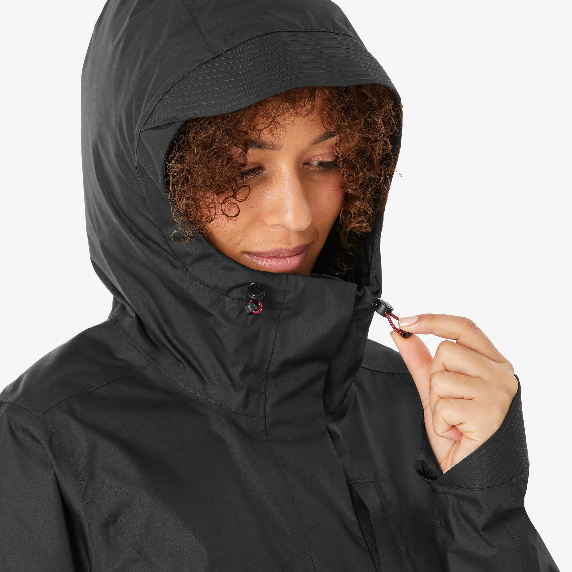 Quechua Women??s NH500 Waterproof Hiking Rain Jacket
