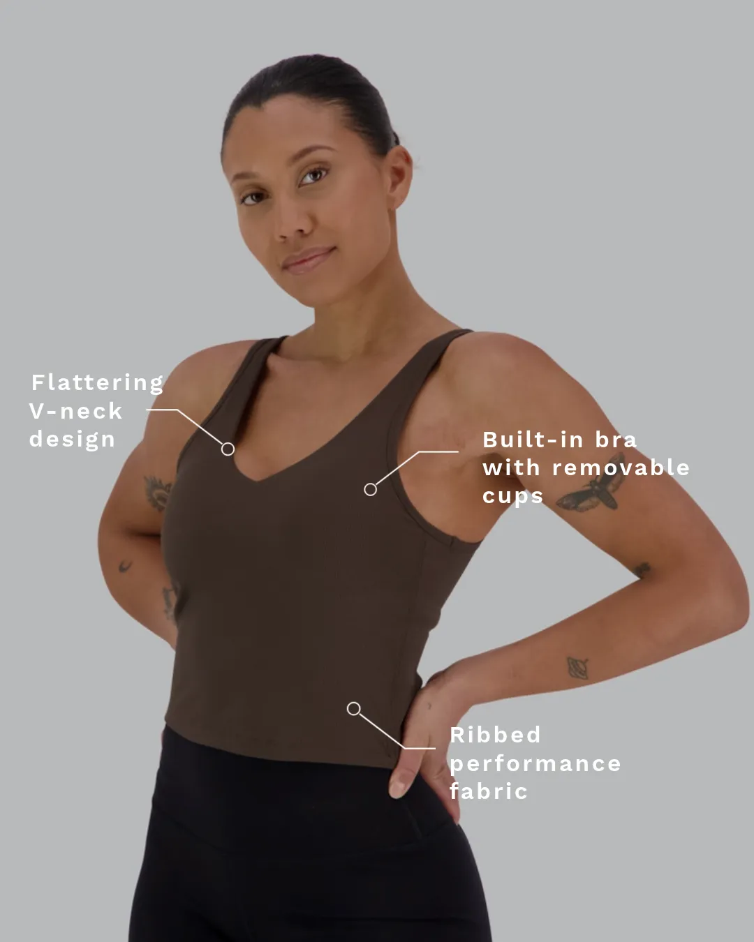 Ribbed Bra Top