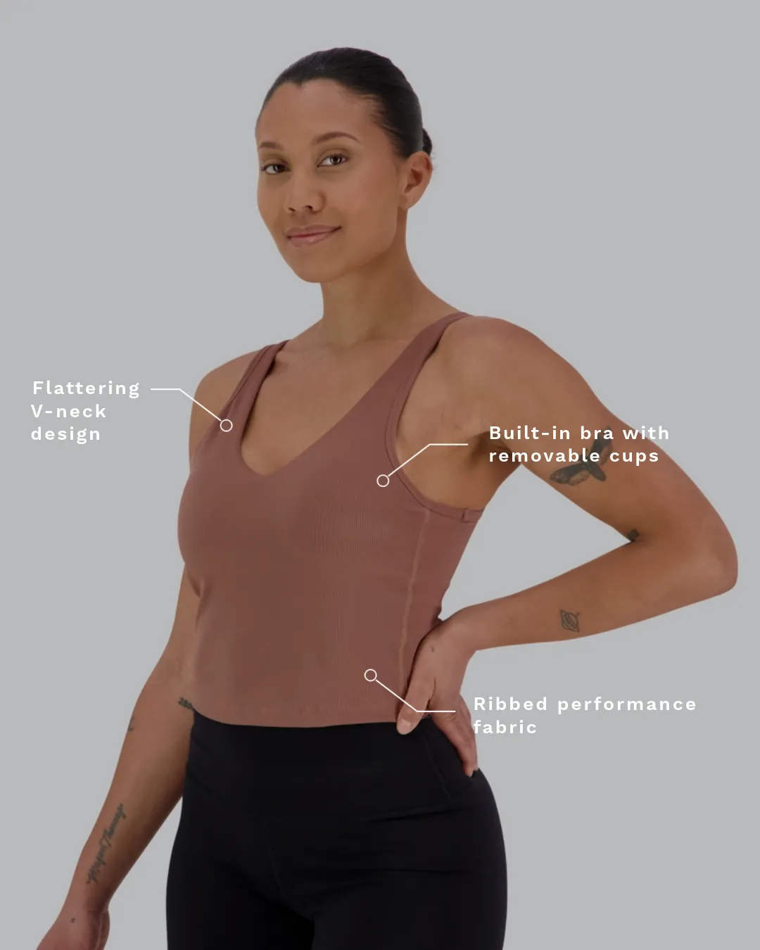 Ribbed Bra Top