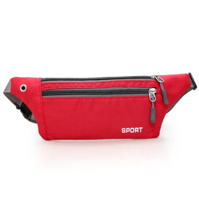 Running Sport Gym Bags Outdoor Sprots Hiking Cycling Waist Bag Pouch Portable Fitness Equipment Waterproof Nylon Package Bags 25