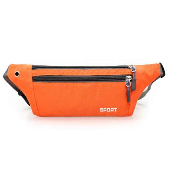 Running Sport Gym Bags Outdoor Sprots Hiking Cycling Waist Bag Pouch Portable Fitness Equipment Waterproof Nylon Package Bags 25