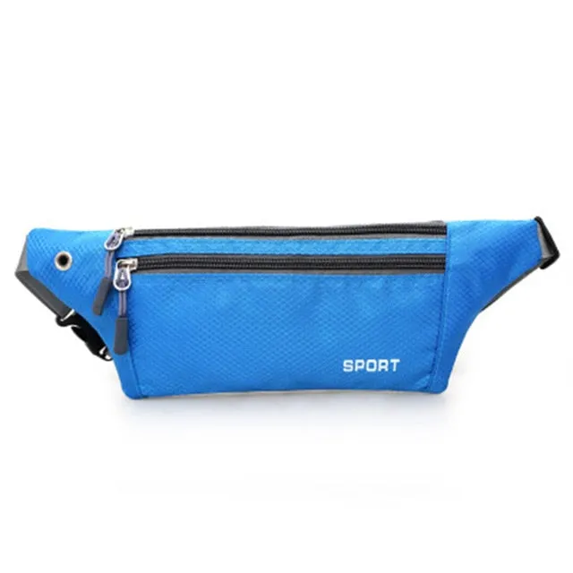 Running Sport Gym Bags Outdoor Sprots Hiking Cycling Waist Bag Pouch Portable Fitness Equipment Waterproof Nylon Package Bags 25