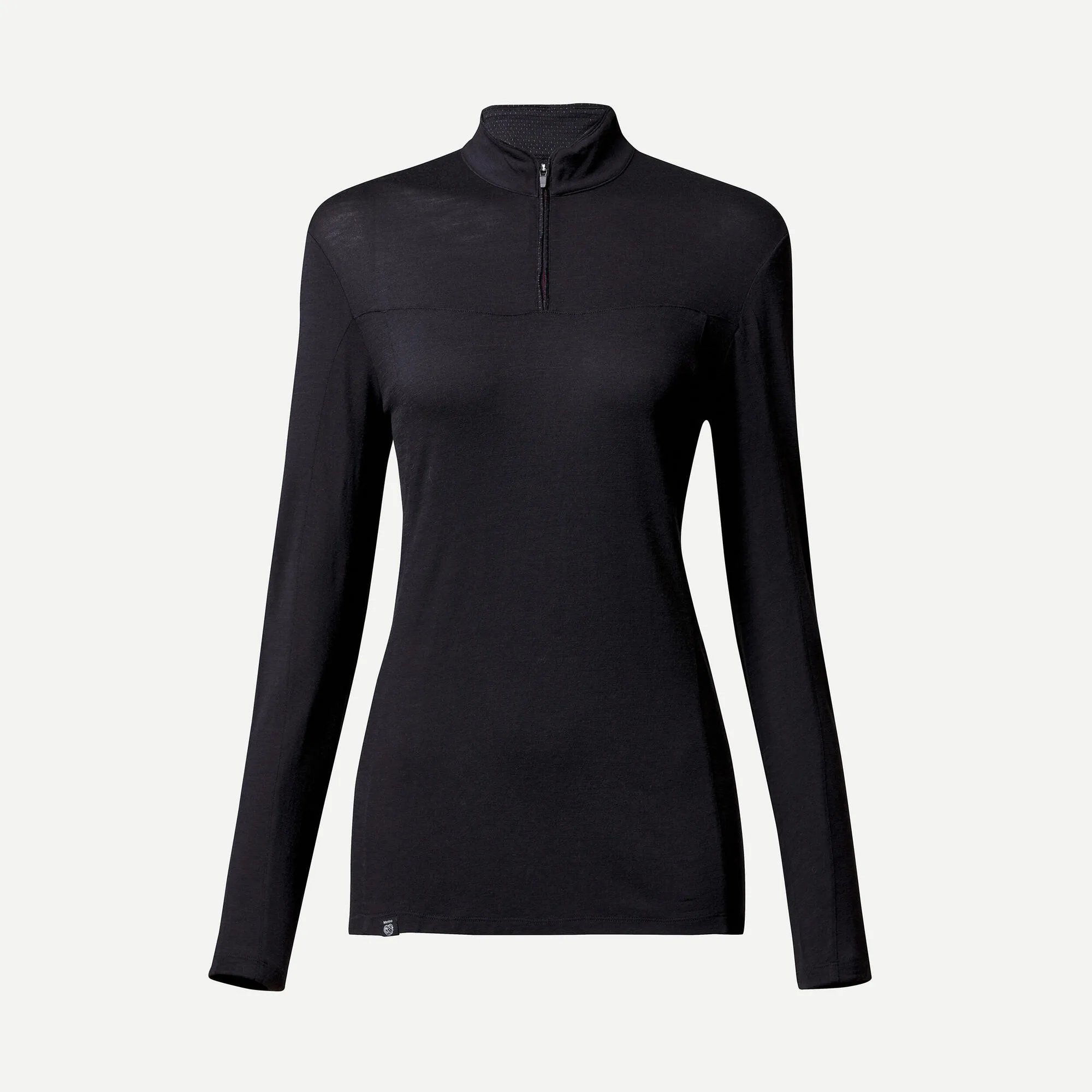 Simond Women's Long-sleeved Merino Zipped Neck T-shirt - MT500