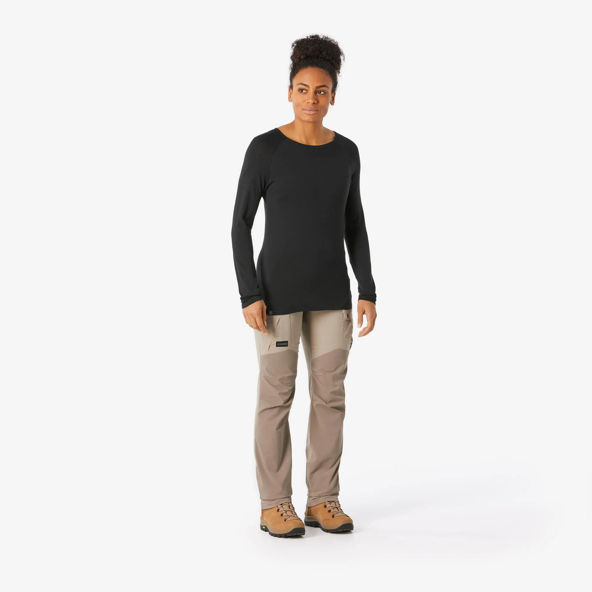 Simond Women's MT500 Long-Sleeve 100% Merino Wool Shirt