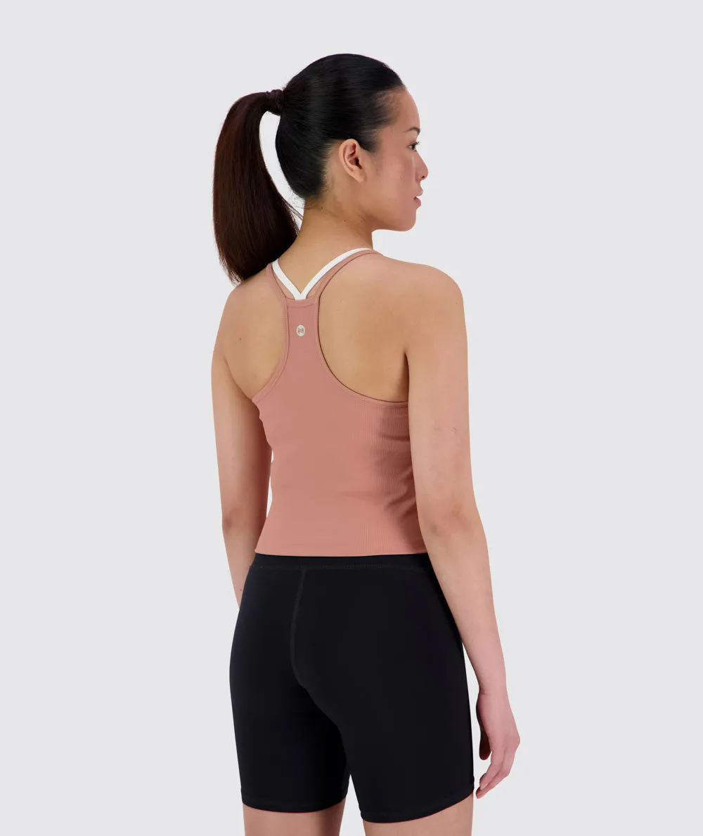 Strappy Ribbed Crop Top