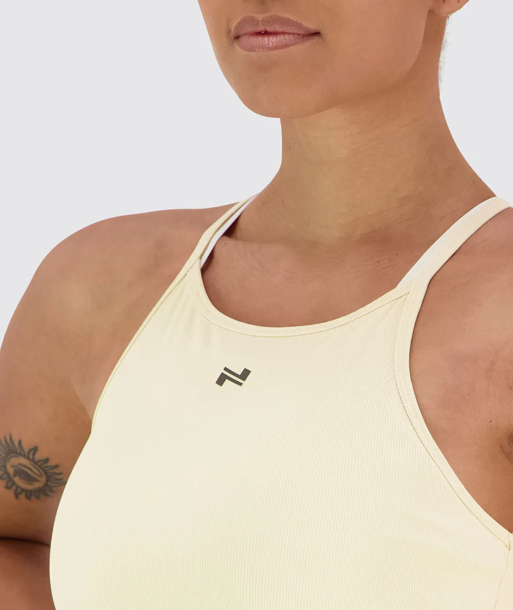 Strappy Ribbed Crop Top