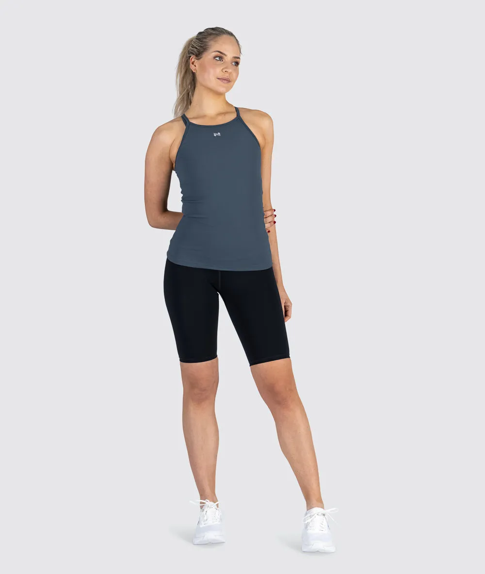 Strappy Ribbed Tank Top