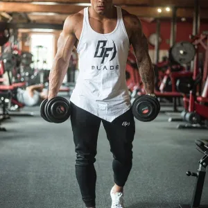 Summer Men's Vest Sports Fitness Workout Men's Tops Gym Bodybuilding Vests Fitness Apparel Men's Apparel Running New 2019 Round