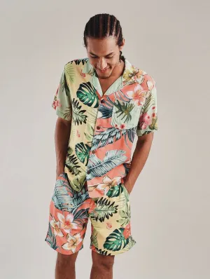 Tom Men's Rayon Shorts | Tropical Print