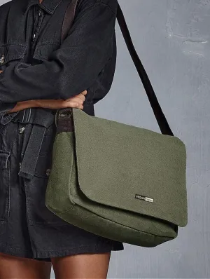 Vegan Canvas Despatch Bag | Multiple Colours