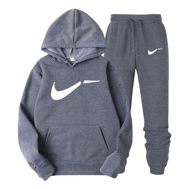 Winter Autumn Men's Hoodie, Jacket   Running Jogging Pants, Men's Printed Swimwear Sports Long Sleeve Top, Branded Color Apparel