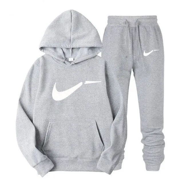 Winter Autumn Men's Hoodie, Jacket   Running Jogging Pants, Men's Printed Swimwear Sports Long Sleeve Top, Branded Color Apparel