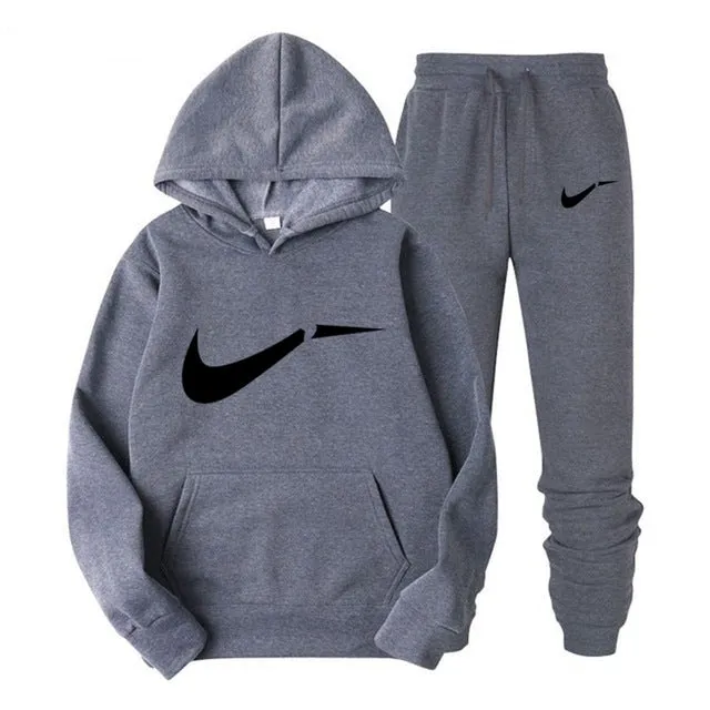 Winter Autumn Men's Hoodie, Jacket   Running Jogging Pants, Men's Printed Swimwear Sports Long Sleeve Top, Branded Color Apparel
