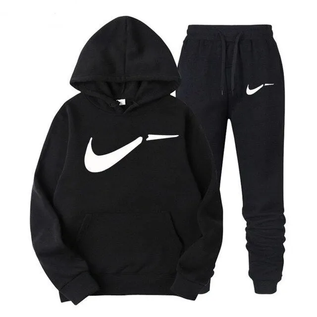 Winter Autumn Men's Hoodie, Jacket   Running Jogging Pants, Men's Printed Swimwear Sports Long Sleeve Top, Branded Color Apparel