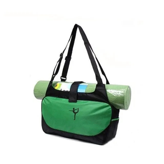 Yoga mat backpack Storage Yoga bag gym women bag canvas handbag sports bag Fitness Yoga mat bag---Not included Yoga Mats
